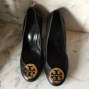 Tory Burch round toe wedge heel